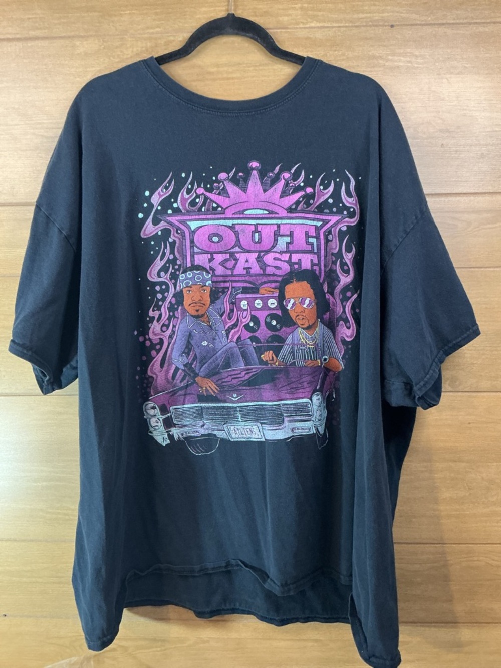 OutKast Graphic T-Shirt 3XL Black Big Boi Andre 3000 Hip Hop Rap Tee